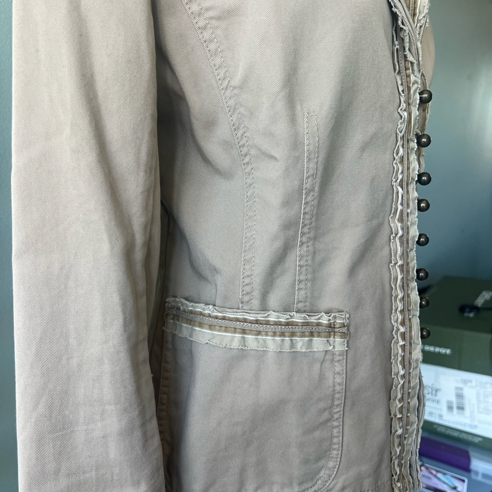 Women's Tan Jacket - Picture 6 of 9